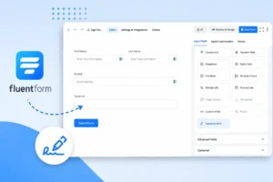 Fluent Form Signature Field